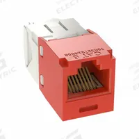 PANDUIT Jack Module: 1 Ports, Red, 6, RJ45, Copper, CJ688TGRD. Key specifications — Color: Red; Compatible Wire Material: Copper; Display Sell UOM: EA; Brand: PANDUIT.