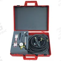 LINCOLN ELECTRIC TIG Torch Starter Pack: Air-Cooled, PTA-17, 12 1/2 ft, Braided Material, 1-Piece (MPN K2265-1). Key specifications — Brand: LINCOLN ELECTRIC; Manufacturer Part Number: K2265-1; Neck Type: Rigid; Power Cord Material: Braided Material; Gas Valve (Table): With.