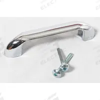 ASI GLOBAL Door Pull: Zinc, Bright, 1 in Overall Ht, 4 1/4 in Overall Wd (MPN 40-8511704). Key specifications — Hardware Pieces Included: Fasteners; Compatible Partition Material: Plastic Laminate; Finish: Bright; Component Type: Door Pull; Brand: ASI GLOBAL PARTITIONS.