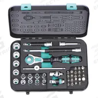 WERA Socket Wrench Set: 1/4 in Drive, 42 Piece, 6-Point, Metric, 4 mm to 14 mm (MPN 05003533001). Key specifications — attr1224269: 1/4 in; attr1204638: Drive Tools Included; attr1227399: Zyklop; attr1204650: 4 mm to 14 mm; attr1204658: 13 Fixed Head Sockets; attr1204673: Socket Bits Not Included; attr1204681: Wrenches Not Included; attr1204688: WERA.