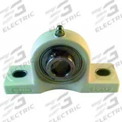 NTN Pillow Block Bearing: 1 1/4 in Bore, Polymer, Set Screws, 1 11/16 in Shaft Ht, 250°F Max Temp (MPN ZUCPPL206-20). Key specifications — Brand: NTN; Mounting Bolt Size: M10; System of Measurement: Inch.