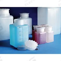 APPROVED VENDOR Sampling Bottle: 500 mL, 16.9 fl oz, HDPE, Colorless, Rectangular, Translucent (MPN 226295-0500). Key specifications — Body Color: Colorless; Brand: APPROVED VENDOR; Closure Included: Yes; Graduated: Yes.