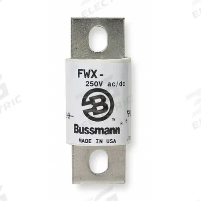 BUSSMANN Semiconductor Fuse: FWX Series, Fast-Acting, 150 A, 250 V AC - Fast-Acting Bolt-On Fuses