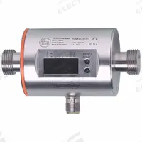 IFM Magnetic-Inductive Flowmeter: Magnetic-Inductive Flow Meter, Electromagnetic, Insertion, BSPP (MPN SM6100). Key specifications — Accuracy: +/-0.8% MW + 0.5% MEW; Output Type: 4-20 mA; Brand: IFM; Display Type: LED; Product Type: Magnetic-Inductive Flow Meter; Max. Voltage: 30V DC.