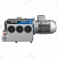 ELMO RIETSCHLE Vacuum Pump: 5 hp, 3 Phase, 230/460V AC, 90 cfm Free Air Displacement, VCS150. Key specifications — attr51477: VCS150; attr51480: ELMO RIETSCHLE; attr51504: NPT; attr51550: 230/460V AC; attr51554: NPT; attr51559: 3.