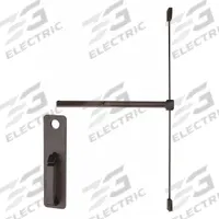 VON DUPRIN Exit Device: 3 ft Max Door Wd, Bronze (MPN 22TP-3-313). Key specifications — Product Type: Exit Device; Brand: VON DUPRIN; Exit Device Type: Rim; Outside Trim Type: Thumbpiece Pull; Exit Bar Style: Touchbar; ADA Compliant: Yes.