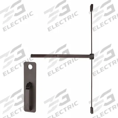 VON DUPRIN Exit Device: 3 ft Max Door Wd - Rim Push Bars