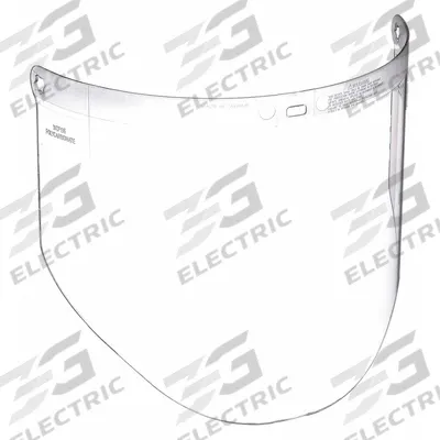 3M Face Shield Visor: 14 1/2 in Overall Wd, 9 in Overall Ht, 2 mm Overall Thick - General Purpose Replacement Visors