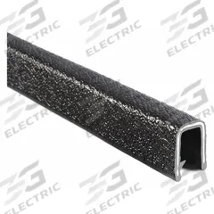 TRIM LOK INC Trim Seal: Single Gripping Finger, 25 ft Overall Lg, PVC Outer, 5/8 in Leg Lg (MPN 1375B3X5/16-25). Key specifications — Standards: UL50E File MH49032; Brand: TRIM LOK INC; Color: Black; Outer Material: PVC; Profile Shape: Single Gripping Finger; _Gripping Style: Single Tongue.