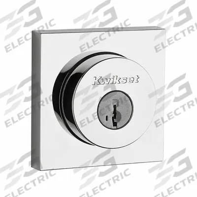 KWIKSET Single Cylinder Deadbolt: Cylindrical, 1 3/4 in Door Thick - Max - Standard Cylindrical Deadbolts