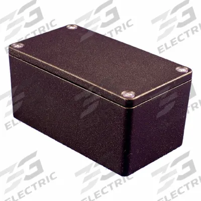 HAMMOND Enclosure: Die-Cast Aluminum, 4 in x 2 in x 2 in, NEMA 1/12/13/4/4X, Solid Cover - Aluminum Enclosures