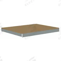 TENNSCO Shelf: 48 in x 36 in, 2,500 lb Load Capacity, Particleboard, Gray, Shelf (MPN ZLCS-4836D). Key specifications — Decking Material: Particleboard; Includes: (2) Channel Beams; Decking Finish: Unfinished; Shelf Configuration: Single Straight; Color: Gray; Frame Material: Steel; Brand: TENNSCO; Frame Finish: Zinc Plated.