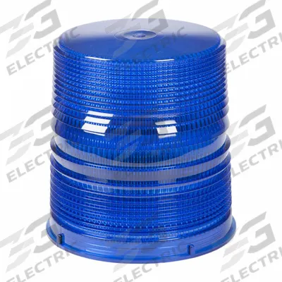 GROTE Replacement Lens: Round, Beacon Light, 6 in Ht - Vehicle Lighting, Polycarbonate - Round Replacement Lenses