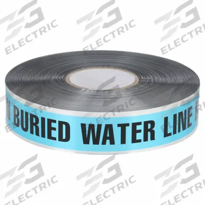 APPROVED VENDOR Underground Marking Tape: 1,000 ft Tape Lg, Blue - Blue Water Line Underground Marking Tape