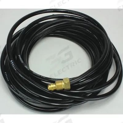 AMERICAN TORCH TIP Power Cable: 12 1/2 ft, 1-Piece, Rubber - TIG Power Cables