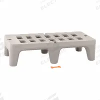 METRO Dunnage Rack: Assembled, 12 in x 22 in x 48 in, Polymer, 1,500 lb Load Capacity, Gray (MPN HP2248PD). Key specifications — Finish: Natural; Color: Gray; Brand: METRO; Material: Polymer; Assembled: Assembled; Bow-Tie Compatible: Yes; Included: Modular Connector.