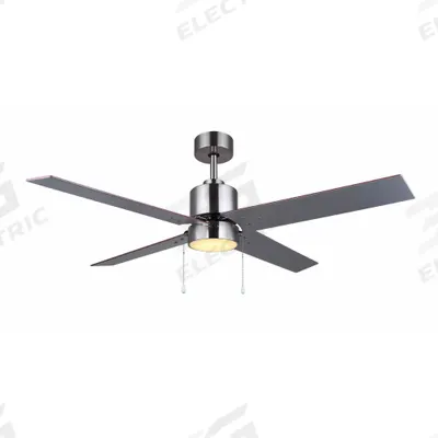 CANARM Ceiling Fan: 52 in Blade Dia, Walnut/Gray, 3 Speeds - Decorative Office Ceiling Fans