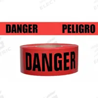 APPROVED VENDOR Barricade Tape: 1,000 ft Lg, 3 in Wd, Danger/Peligro Legend, Polyethylene, Red Color (MPN SB3102R174-200). Key specifications — Tape Message: Danger/Peligro; Message Color: Black; Brand: APPROVED VENDOR.
