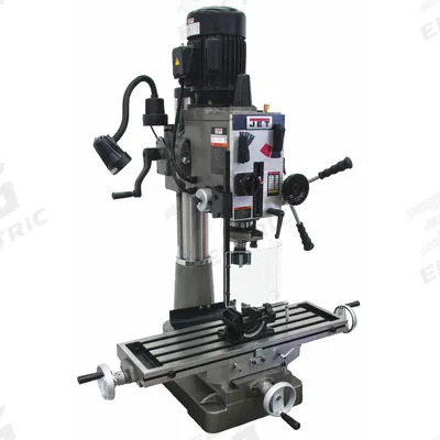 JET Mill Drill: JMD-45GHPF, Gear Drive, 1 1/2 hp - Gear-Drive Mill Drills with DRO & X-Axis Powerfeed