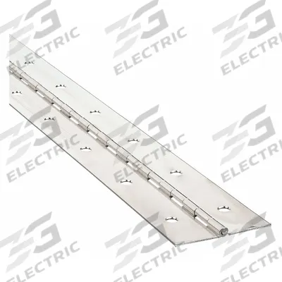 APPROVED VENDOR Piano Hinge: Steel, 72 in Leaf Ht - Full Surface-Mount Piano Hinges