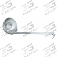 VOLLRATH Ladle: 3 oz Capacity, Stainless Steel, Silver, NSF Certified, 13 3/16 in Overall Lg, Mirror (MPN 46813). Key specifications — Manufacturer Part Number: 46813; Color: Silver; Material: Stainless Steel; NSF Certified: Yes; Product Type: Ladle; Brand: VOLLRATH.