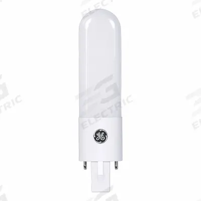 GE LAMPS Ballast Bypass LED: Type B, 2-Pin (G23), PL-C, LED, 3500K, 500 lm Light Output - LED Ballast-Bypass (UL Type B) Plug-In Lamps
