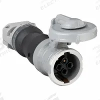 HUBBELL Pin and Sleeve Connector: Gray, 250V DC/600V AC, Three Phase, 30 A, 3 Pole, 4 Wire (MPN HBL430CS2W). Key specifications — Brand: HUBBELL.