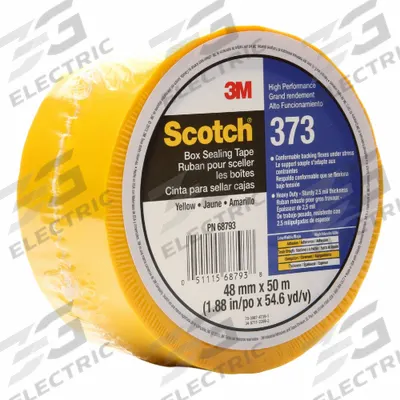 SCOTCH Color Coding Tape: 2.5 mil Tape Thick, Yellow, 2 in x 55 yd - 2" Color-Coding Tape