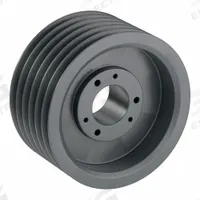 APPROVED VENDOR V-Belt Pulley: 8V1400, 6 Groove, 14 in OD, Bushed Bore, F, For 8V/8VX Belt Section (MPN 68V1400F). Key specifications — Pulley Industry Number: 8V1400; Pitch Diameter: 14 in (8V); For Belt Section (broad, with similar types): 8V or 8VX.