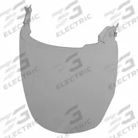 MILWAUKEE Face Shield Visor: 9 1/2 in Overall Wd, 9 3/4 in Overall Ht, Gray, Reusable, 10 PK (MPN 48-73-1447). Key specifications — Material: Polycarbonate; Brand: MILWAUKEE.