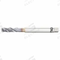 OSG Pipe Tap: 3/8"-18 NPT, 4 Flute, Interrupted Thread, V Coated Cobalt (MPN 1657510008)