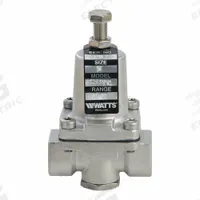WATTS Pressure Regulator: FNPT x FNPT, 1/4 in Pipe Size, Stainless Steel, 100 psi to 300 psi (MPN 1/4 SS 263 A 100 300). Key specifications — Brand: WATTS.