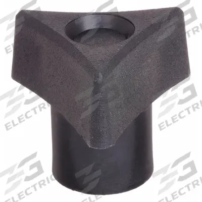 INNOVATIVE COMPONENTS Hand Knob: 3 Point, Plastic w/ Steel Thread, 1/4"-20 Thread - 3-Arm Knobs with Threaded Hole