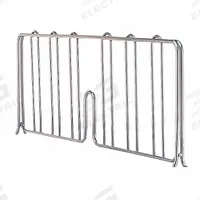 QUANTUM STORAGE SYSTEMS Shelf Divider: 24 in x 1/32 in x 8 in, Stainless Steel (MPN DIV24S-2). Key specifications — Material: Stainless Steel; Color: Silver; Finish: Stainless Steel; Brand: QUANTUM STORAGE SYSTEMS; Ledge Size: 24 in.