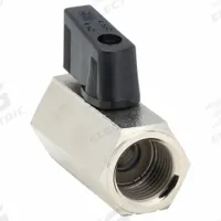 APPROVED VENDOR Manual Two-Way Ball Valve: 3/8 in, Nickel-Plated Brass, Straight, FNPT x FNPT (MPN G-CBV-38NL). Key specifications — Brand: APPROVED VENDOR; Handle: Wedge.