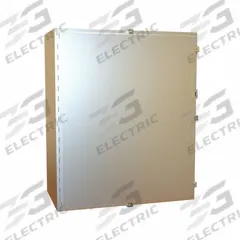 HAMMOND Electrical Enclosure: Stainless Steel, 36 in x 30 in x 16 in, NEMA 12/13/3R/4/4X, w/Panel (MPN 1418N4SSM16). Key specifications — Brand: HAMMOND; Closure Method: Clamps; Enclosure Material: Stainless Steel; Knockouts: Not Included; Includes Inner Panel: with Inner Panel Included.