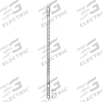 VEE GEE Armored Liquid In Glass Thermometer: 0°F to 300°F, Full Immersion - Full-Immersion Armored Liquid-in-Glass Lab Thermometers