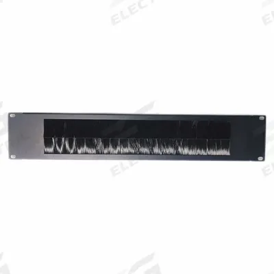VIDEO MOUNT PRODUCTS Brush Plate Filler: 1 Rack Units, 19 in Overall Wd, 1 3/4 in Overall Ht - Brush Plate Panels