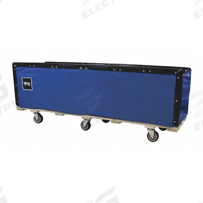 ROYAL BASKET TRUCKS Basket Truck: 28.3 cu ft, 600 lb, 85 in L x 24 in W x 24 in H, Blue - Easy-Access Basket Trucks with Permanent Mildew-Resistant Vinyl Liner