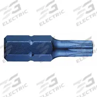 WESTWARD Insert Bit: Insert Bit, Imperial, Security Torx® Head, TR30 Bit Industry Size, Hex, 5 PK (MPN 41D627). Key specifications — attr1119788: TR30; attr1119790: Not Impact Rated; attr1119791: S2 Steel; attr1119798: WESTWARD; attr1119795: Hex.