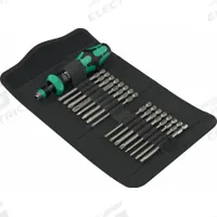 WERA TOOLS 17 piece ratcheitng screwriver set: Hex/Phillips/Slotted/Square/Torx Tip, 16 Tips, Std Lg (MPN 05051531001). Key specifications — attr1205339: #1 x 89 mm; attr1205303: WERA TOOLS.