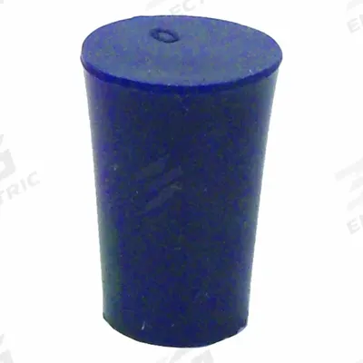 UNITED SCIENTIFIC SUPPLIES Stopper: Silicone, 0 Stopper Size, 13 mm Bottom Dia, 17 mm Top Dia, 25 mm Overall Ht - Synthetic Rubber Stoppers