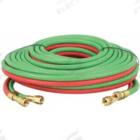 Twin Line Welding Hose: 1/4 in Hose Inside Dia., Green/Red, UNF x UNF, 50 ft Hose Lg, UNF x UNF (MPN 20027466). Key specifications — Hose Color: Red; Fitting Type: UNF x UNF; Brand: CONTINENTAL.