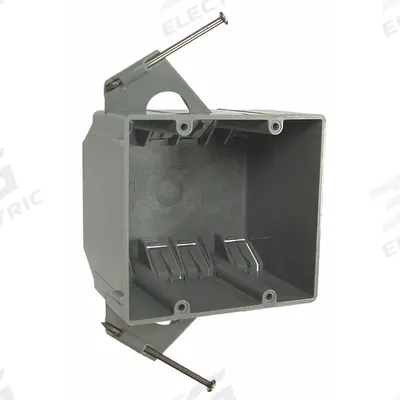RACO Electrical Box: PVC, Nonmetallic Material & Nominal Size, 2 Gangs - Standard Electrical Boxes