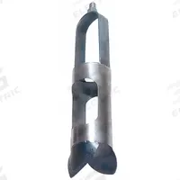 AMS Mud Auger Head: Carbon Steel Bail/Stainless Steel Cylinder, 3 1/4 in Overall Dia, Threaded (MPN 350.18). Key specifications — Connection Type: Threaded; Brand: AMS; Product Type: Mud; Material: Stainless Steel Cylinder.