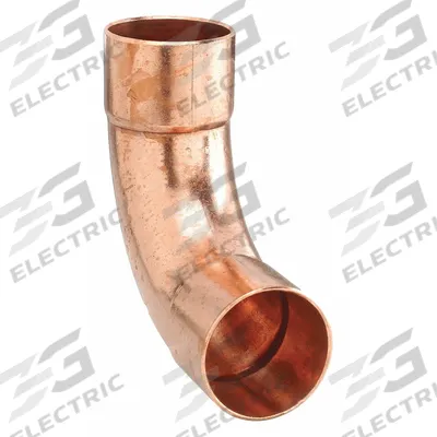 NIBCO Sweat Fitting Elbow: 3/8 in CTS x 3/8 in CTS, Cup x FTG, Wrot Copper (MPN U607LT 3/8) - Wrot Copper Tube Fittings