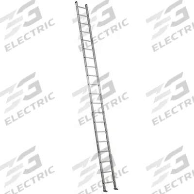 LOUISVILLE LADDER Straight Ladder: 20 ft Ladder Size, Aluminum, 300 lb Load Capacity - Lightweight Aluminum Straight Ladders
