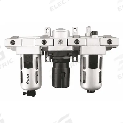 GROZ Filter/Regulator/Lubricator: 1/4 in NPT, 46 cfm, 145 psi Max Op Pressure - GROZ Filter, Regulator & Lubricators (FRLs)