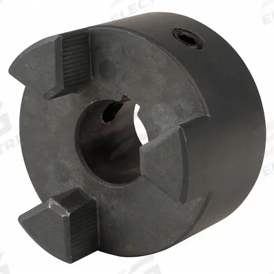 Dayton Shaft Coupler Body: L190 Coupling Size, 4 1/2 in Outside Dia - General Purpose Straight Jaw Coupling Hubs