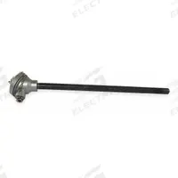 TEMPCO Heavy Duty Thermocouple: 32°F to 1,400°F /0°C to 760°C, Type J, 18 in Probe Lg, Rounded Tip (MPN TCS00013). Key specifications — attr1275833: ±2.2 °C or ±0.75 %, Whichever is Greater; attr1275827: TEMPCO.